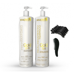 Kit Progressiva Gold Liss 2x1 Soupleliss 